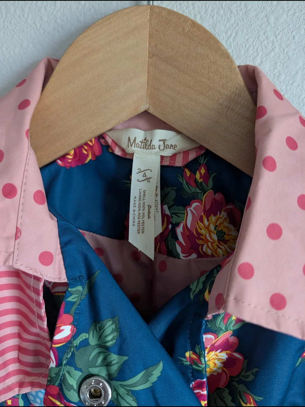 Matilda Jane Mixed Print Belted Trench